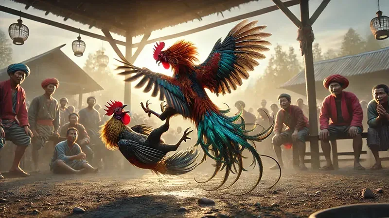 Ilustrasi visual permainan di lobi HAKIM4D