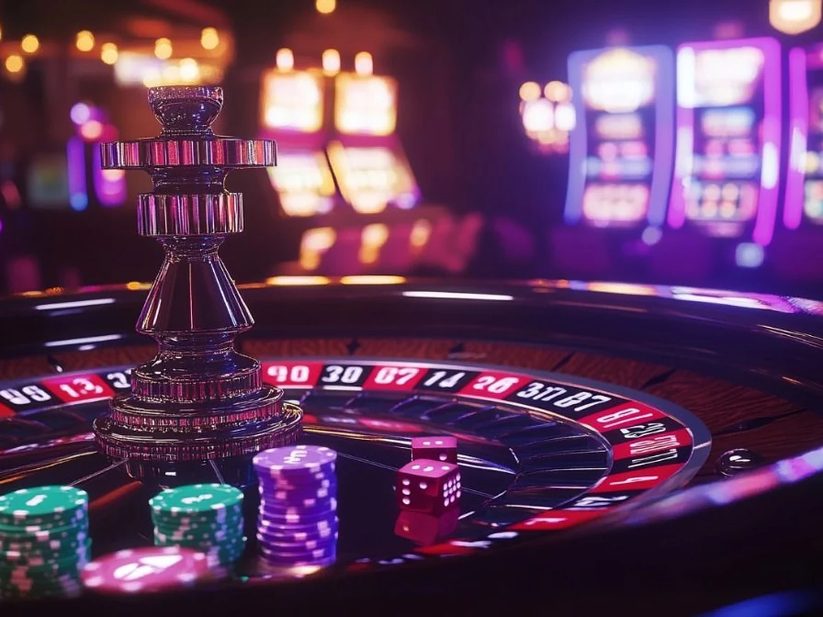 Tampilan permainan slot dengan elemen reel berwarna