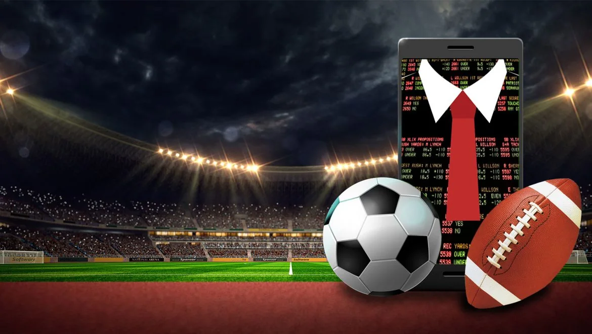 Tampilan bertema olahraga untuk lobi pertandingan HAKIM4D